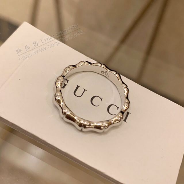 GUCCi飾品 古馳限量版手鐲 Gucci新款竹節開口手鐲戒指 男女同款  zgbq1027
